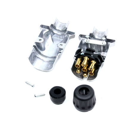 Детальное изображение товара - Вилка 7pin 12V TRAILERCOM 3053D (металл) DM+