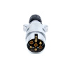 Детальное изображение товара - Вилка 7pin 12V TRAILERCOM 3053D (металл) DM+