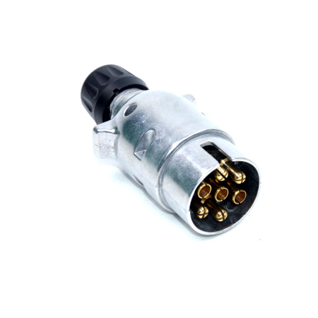Детальное изображение товара - Вилка 7pin 12V TRAILERCOM 3053D (металл) DM+
